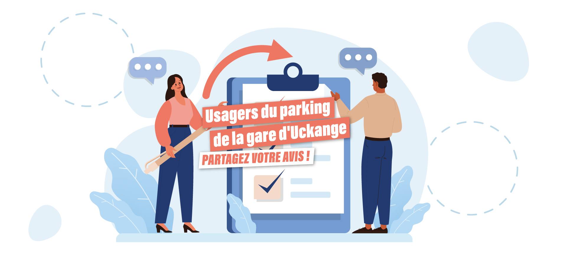 Usagers du parking de la gare de Uckange : votre avis compte !